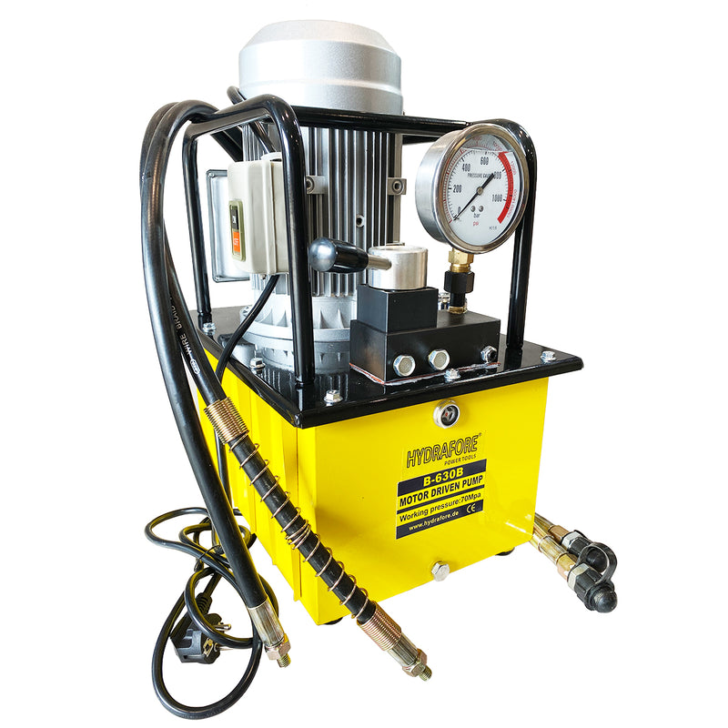 Electric Driven Hydraulic Pump (Double acting manual valve) 1.5kW/110V/12L (B-630B-110-2HP-12L)