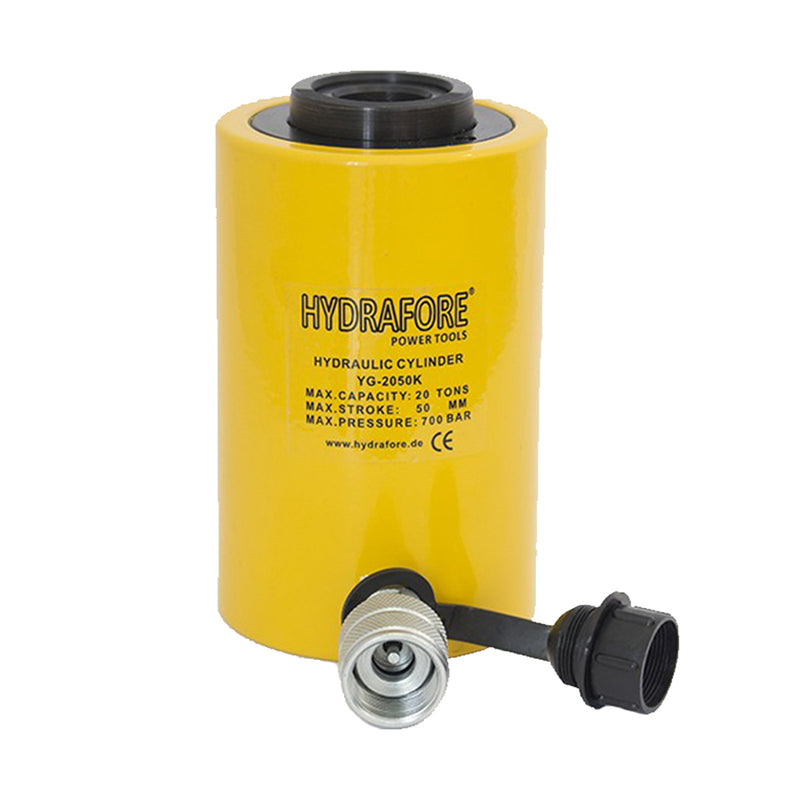 Hydraulic Hand Pump, Single-acting Hollow Ram Cylinder (20T-2") (B-700+YG-2050K)