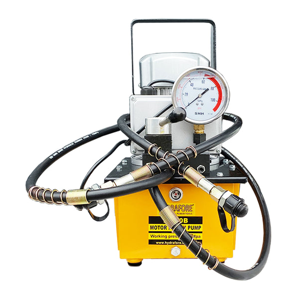 Pompe hydraulique à entraînement électrique (vanne manuelle double effet) 0,75KW/110V-8L (B-630B-110-1HP-8L)