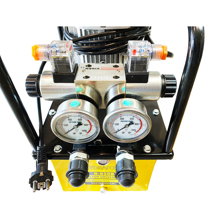 Electric Driven Hydraulic Pump (Double acting solenoid valve) 0.75KW/110V-8L (B-630B-I-110-1HP-8L)