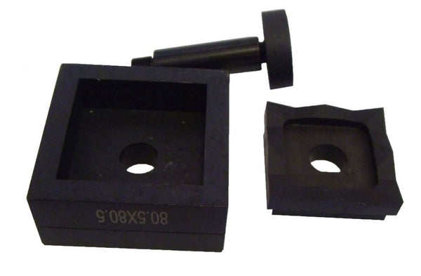 Troquel perforador de 3 9/16" x 3 9/16" (90,5 x 90,5 mm) (D-Set-90)