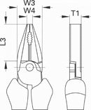 Gedore Power combination pliers 180 mm 2C-handle (Gedore_SB_8250-180_JC)