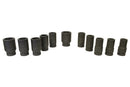 3/4" 80mm length Impact Socket 11pcs set SAE (13/16" - 1.5/8") (JQ-80-34-11set)