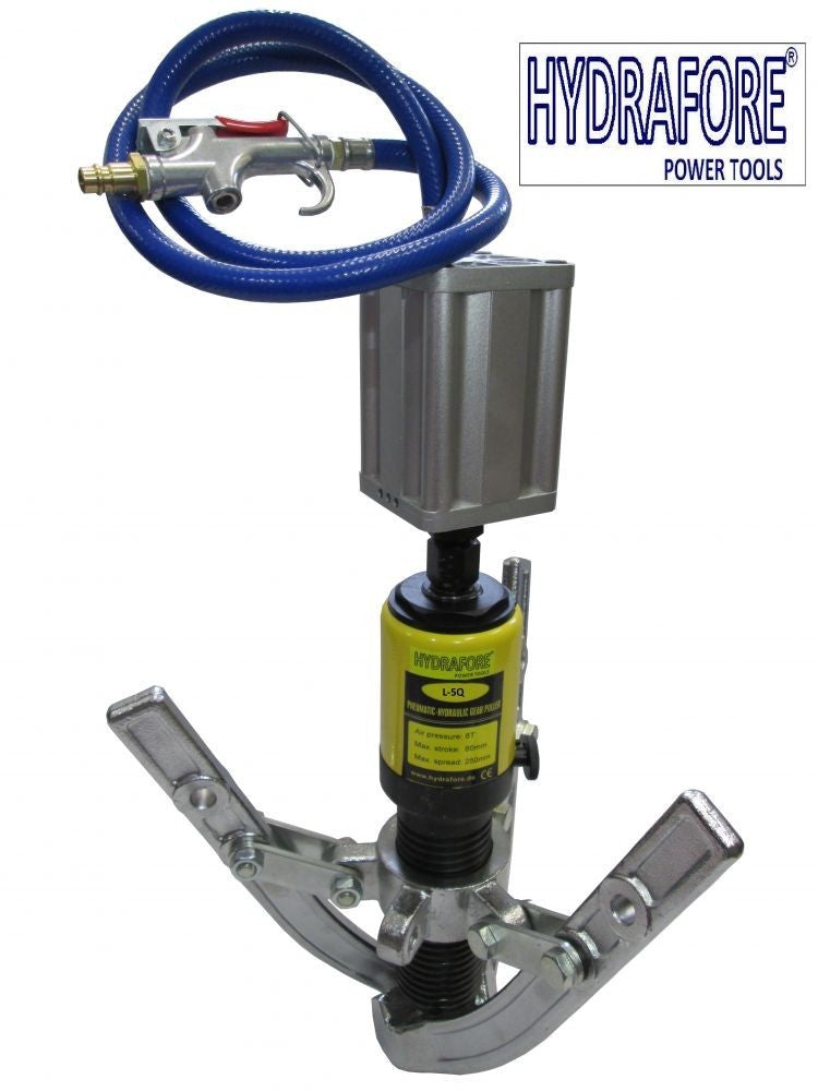 Air Hydraulic Gear Puller (5Tons / Ø2-8in) (L-5Q)