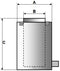 Cilindro hidráulico de simple efecto (200 toneladas - 2") (YG-20050)