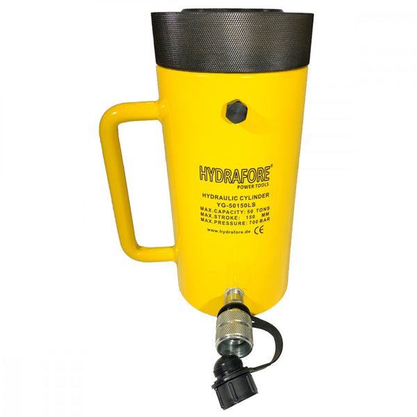 Single-acting Cylinder with Lock nut (50tons - 6") (YG-50150LS)